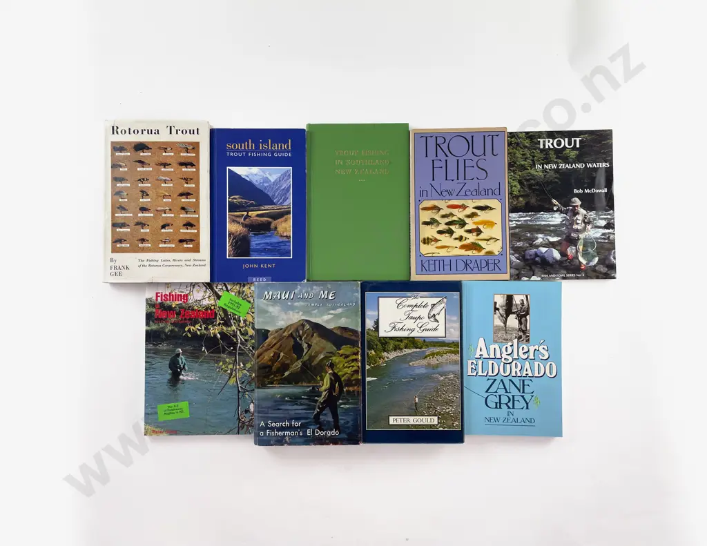 9 Books On Trout Fishing In New Zealand Image 1++