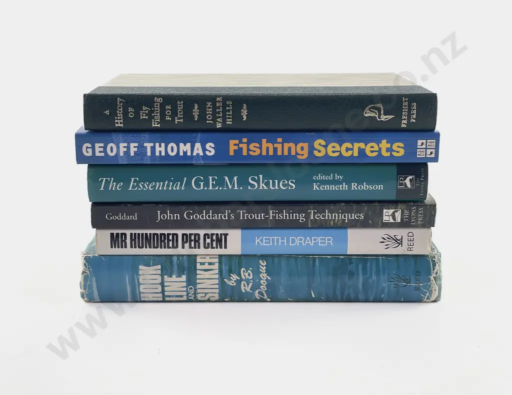 6 Fishing Books Including Trout Related Image 1++
