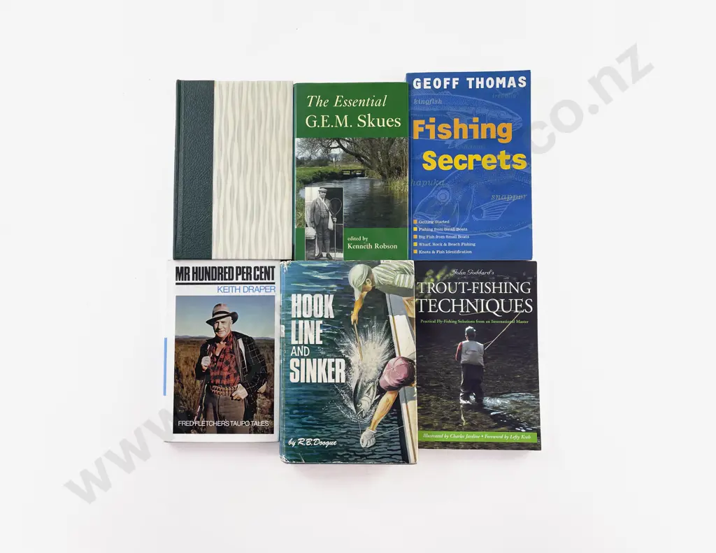 6 Fishing Books Including Trout Related Image 1++