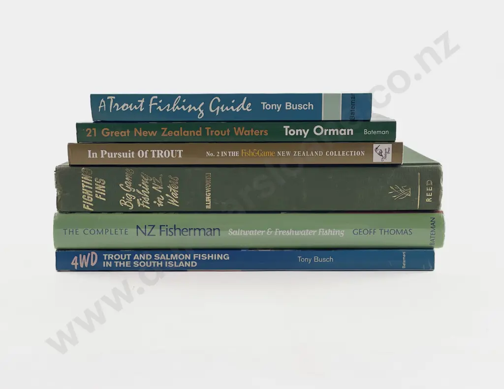6 Various Fishing Books Image 1++