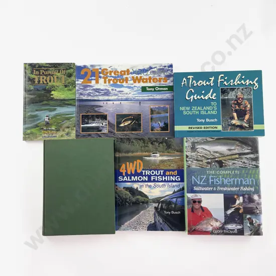 6 Various Fishing Books