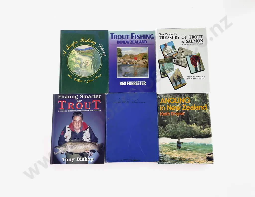 6 New Zealand Fishing Books Image 1++