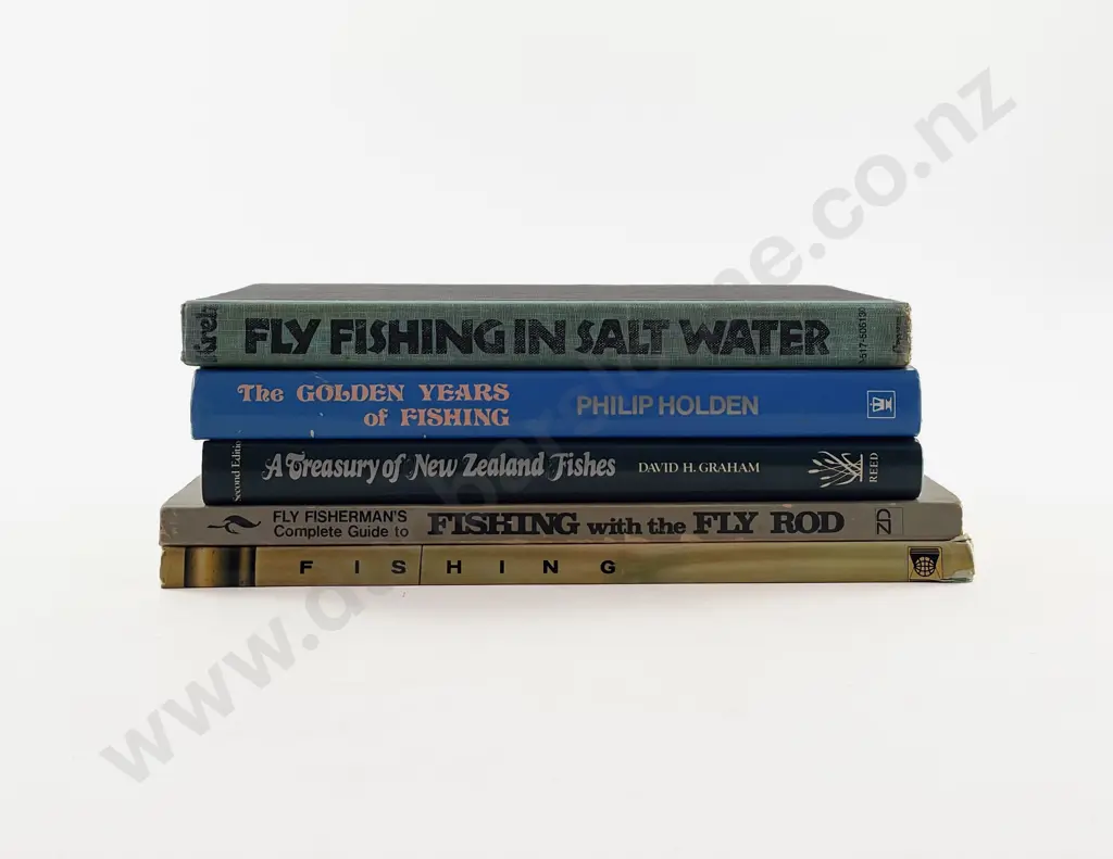 5 New Zealand And Other Fishing Books Image 1++
