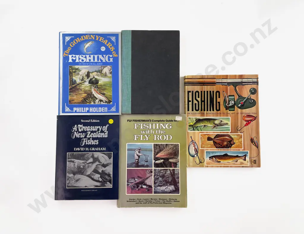 5 New Zealand And Other Fishing Books Image 1++