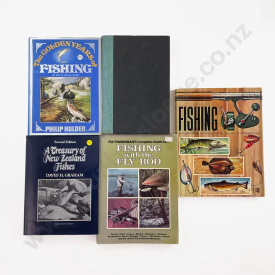 5 New Zealand And Other Fishing Books