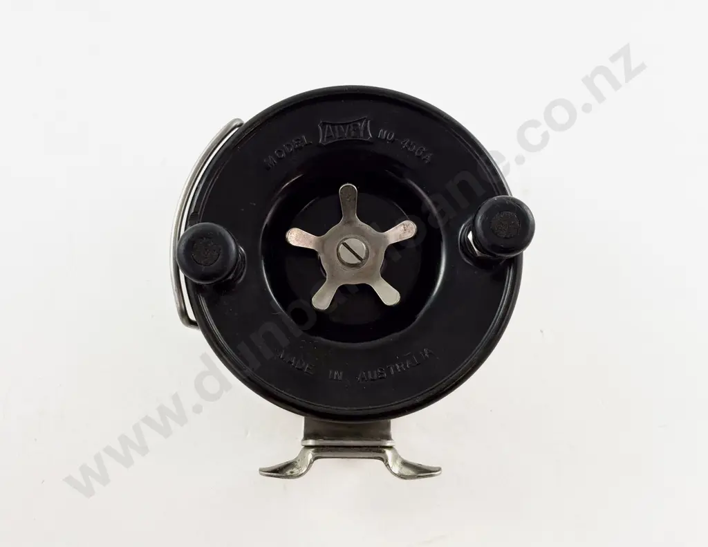 Vintage Australian Made Alvey No 456A Black Bakelite & Chrome Surf Reel Image 1++