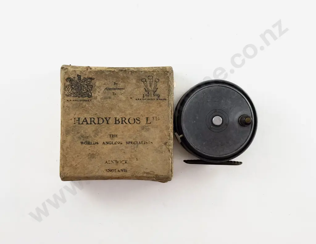 Vintage Hardy The "Perfect" 3 1/4 Alloy Fly Reel & Original Box Image 1++