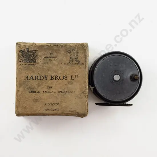 Vintage Hardy The "Perfect" 3 1/4 Alloy Fly Reel & Original Box