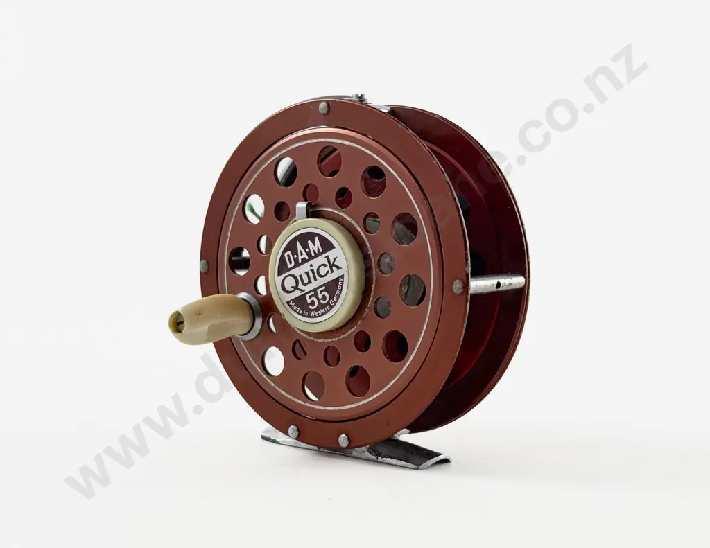 West German D A M Quick 55 Fly Reel & Pflueger Superex Reel (2) Image 1++
