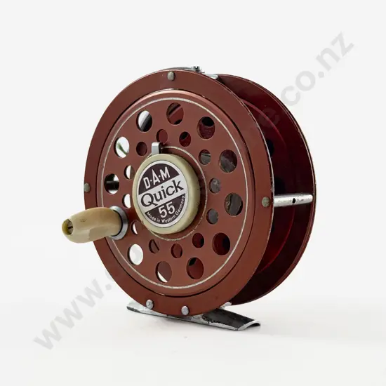 West German D A M Quick 55 Fly Reel & Pflueger Superex Reel (2)