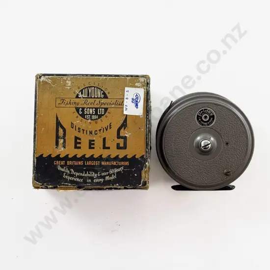 Pridex Alloy Fly Reel With Original Box by J. W. Young & Sons Ltd