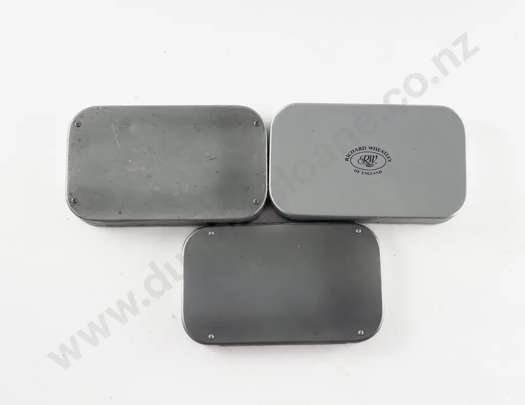 2 Aluminium Compartment Fly Boxes Image 1++