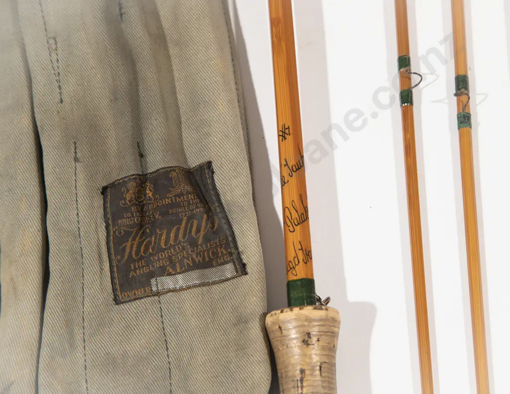 Hardy's "The Taupo" Palakona 3 Pice Split Cane Fly Rod Image 1++