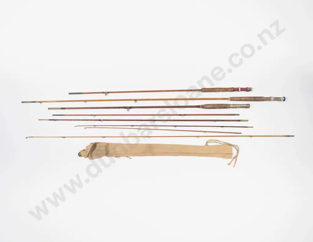 Sealey 2 Piece Split Cane Fly Rod & 2 Others Image 1++
