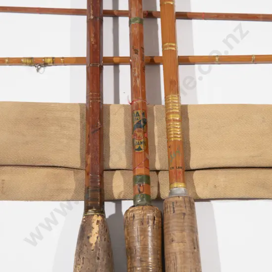 Sealey 2 Piece Split Cane Fly Rod & 2 Others