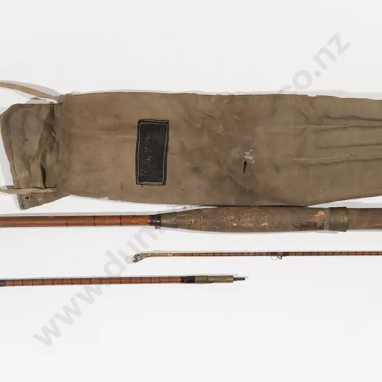 2 Piece Split Cane Fly Rod By W J Cummins Auckland