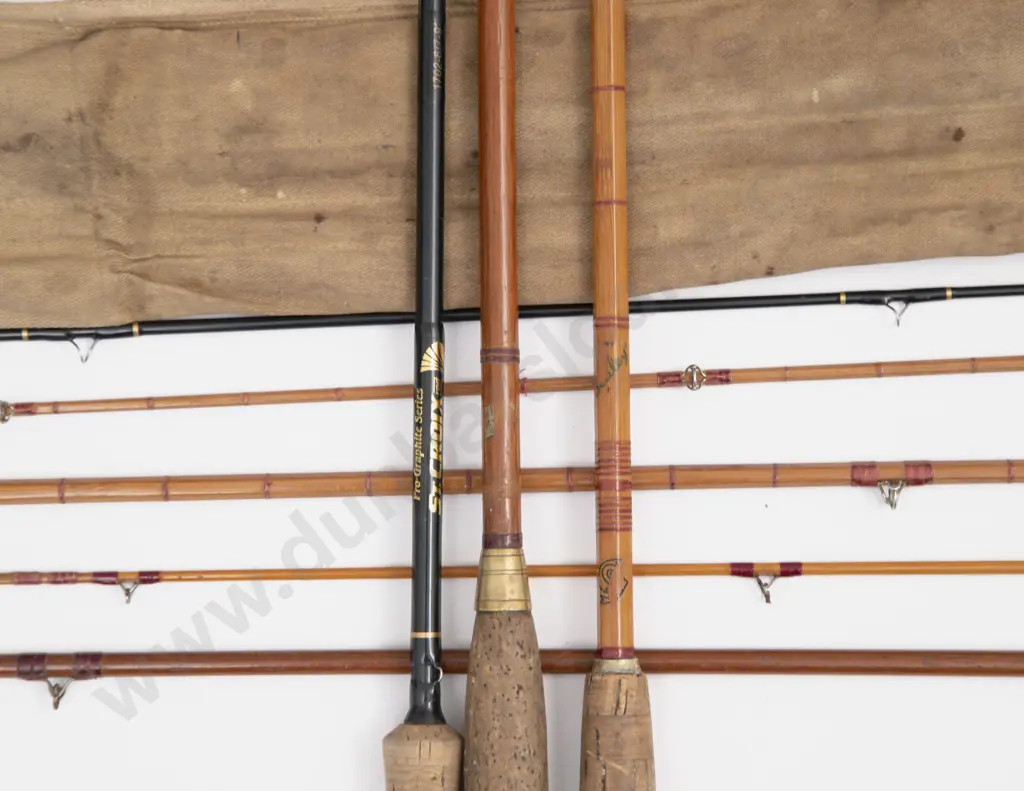 Vintage Sealey 3 Piece Split Cane Fly Rod Image 1++