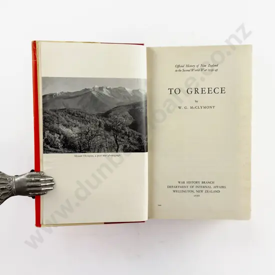 McClymont W G - To Greece