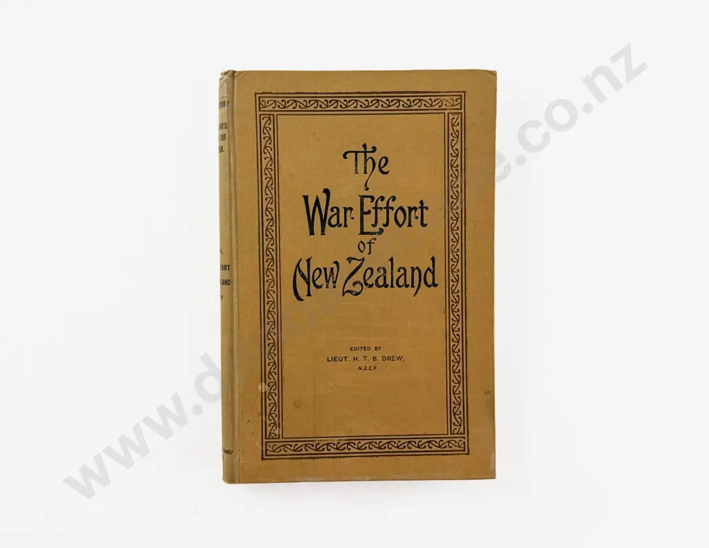 Drew Lt H T B - The War Effort of New Zealand Image 1++