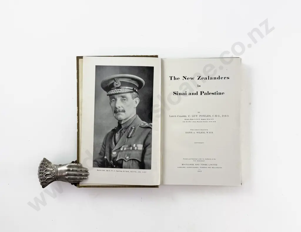Powles Lieut-Colonel C Guy - The New Zealanders in Sinai and Palestine Image 1++