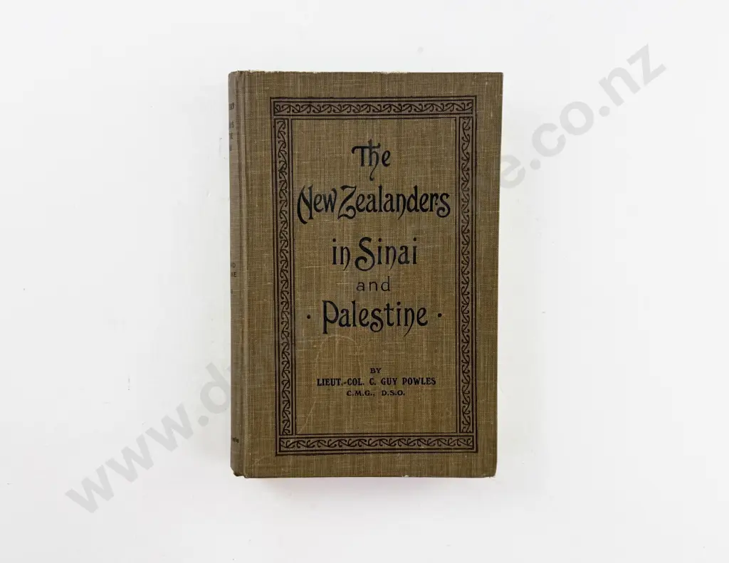 Powles Lieut-Colonel C Guy - The New Zealanders in Sinai and Palestine Image 1++