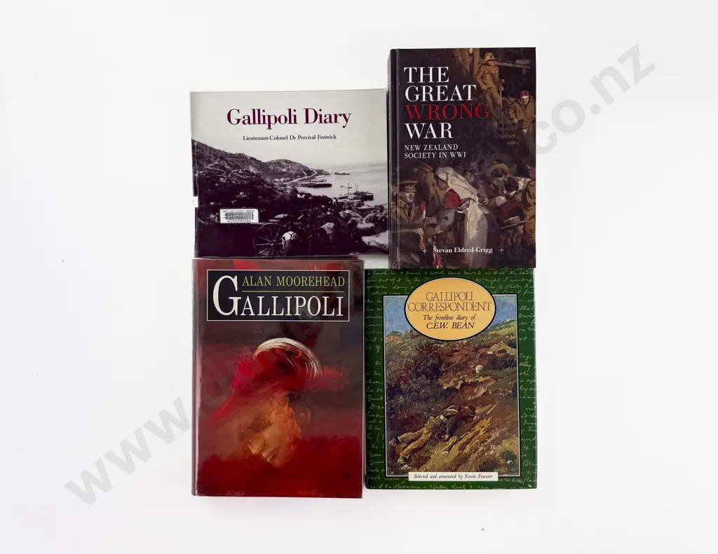 4 WWI NZ/Gallipoli Volumes Image 1++