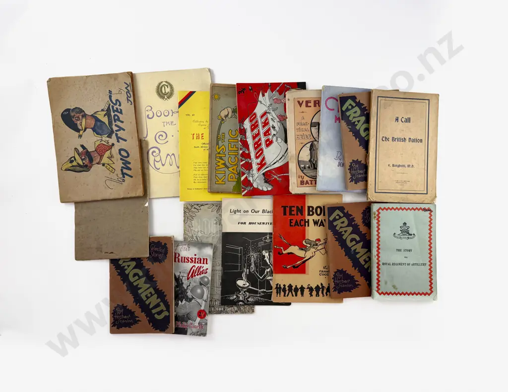 Group Of WWI & WWII Booklets Image 1++