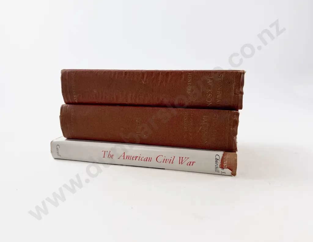 3 Books Including Stonewall Jackson & The American Civil War Image 1++