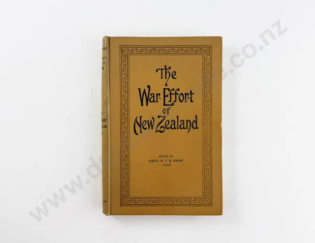 Drew Lt H T B - The War Effor of New Zealand Image 1++