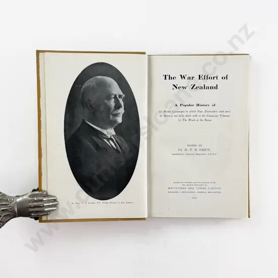 Drew Lt H T B - The War Effor of New Zealand
