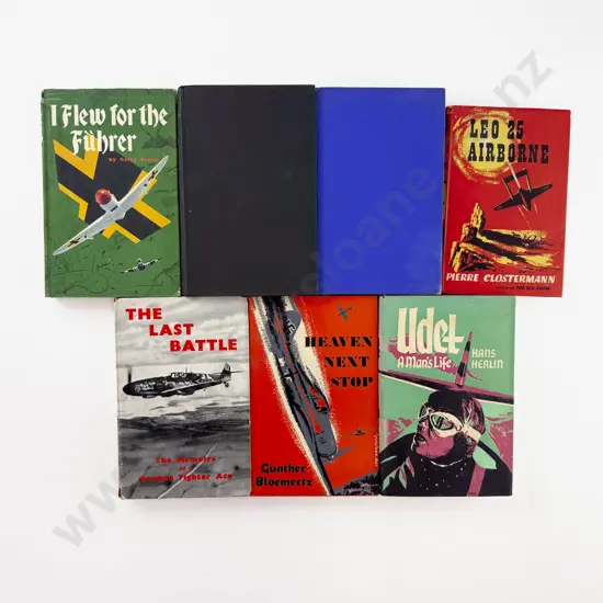 7 Books On WWII British & German War In The Air