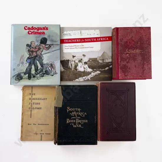 6 Books On The Boer War - Russo-Japanese War Etc