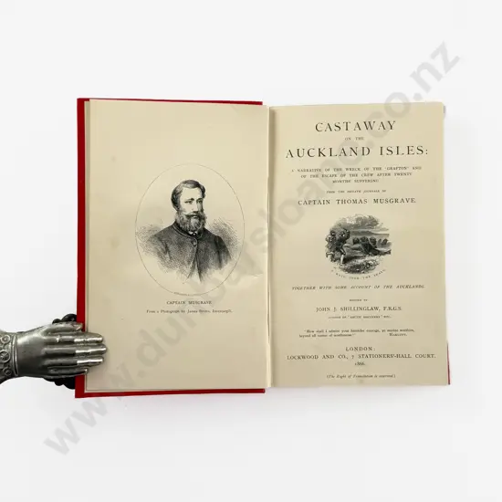 Musgrave Captain Thomas - Castaway on the Auckland Isles