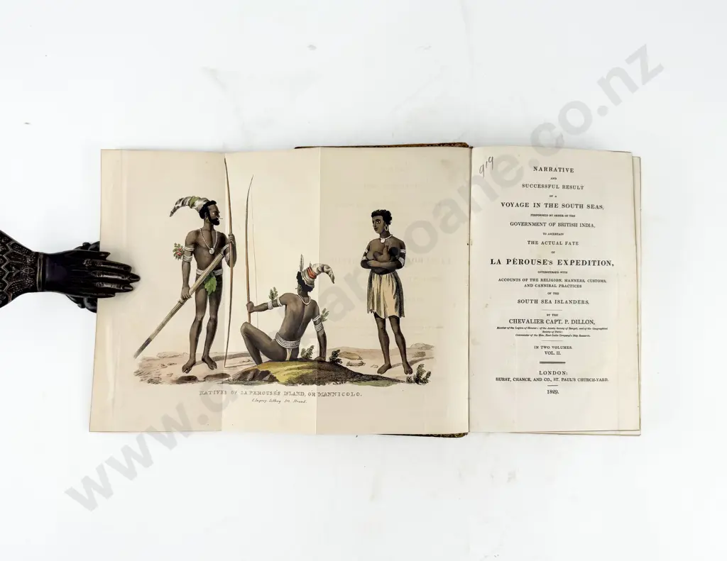 Dillon Chevalier Capt P - Narrative and Succesful Result of a Voyage In The South Seas (2 Vols) Image 1++