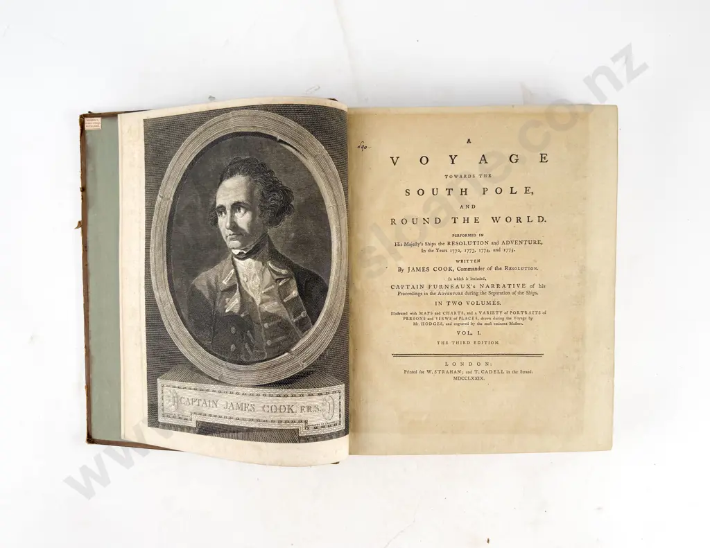 Cook Captain James - A Voyage Towards The South Pole And Round The World (2 Volumes) Image 1++