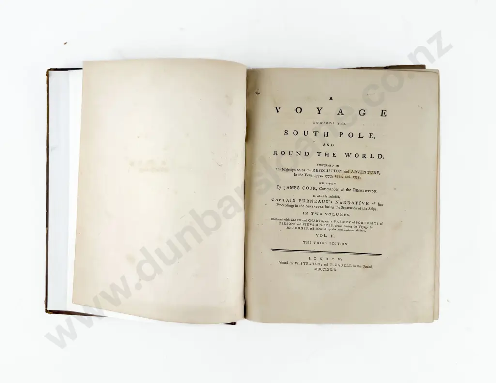 Cook Captain James - A Voyage Towards The South Pole And Round The World (2 Volumes) Image 1++