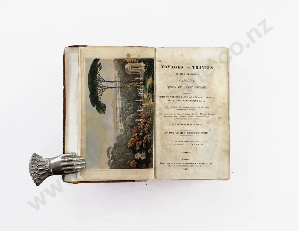 Adolphus J H - Voyages and Travels Of Her Majesty Caroline Queen Of Gt Britain Image 1++