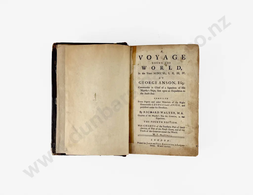 Anson George - A Voyage Round The World In the Years MDCCXL I II III IV Image 1++