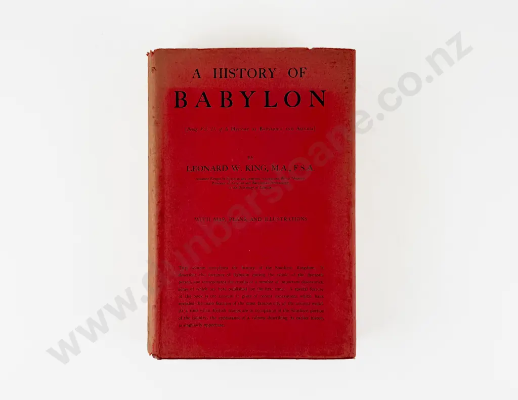 King Leonard W - A History of Babylon Image 1++