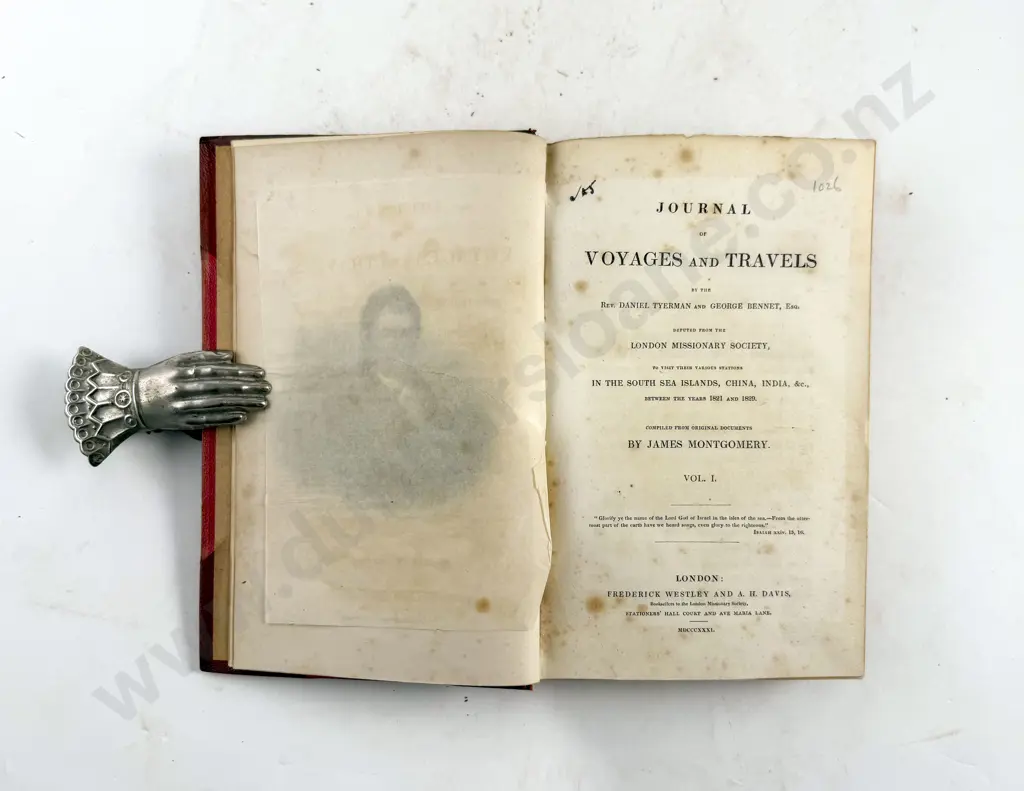 Montgomery James - Journal of Voyages and Travels (2 Volumes) Image 1++