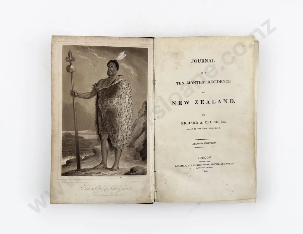 Cruise Richard A - Journal Of A Ten Months Residence In New Zealand Image 1++