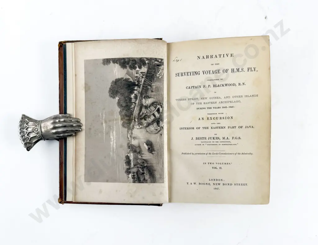 Jukes J Beete - Narrative of the Surveying Voyage Of HMS Fly (2 Volumes) Image 1++
