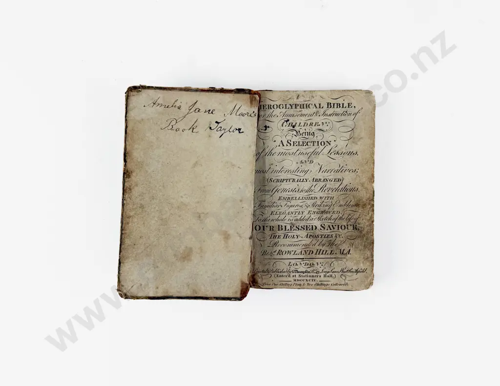 Hill Rev Rowland - Hieroglyphical Bible Image 1++