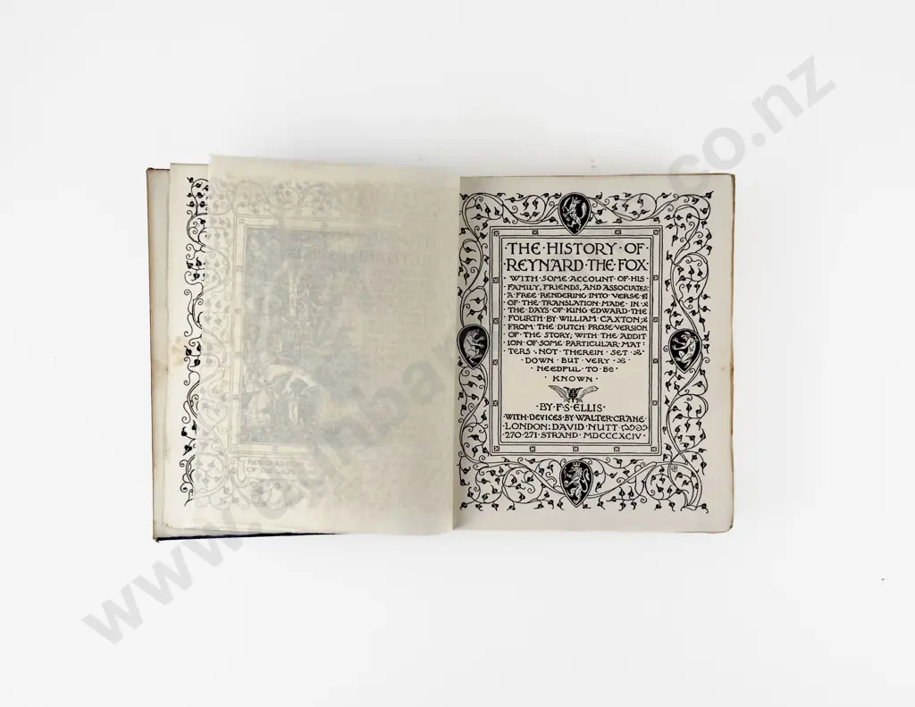 Ellis F S - The History Of Reynard The Fox Image 1++
