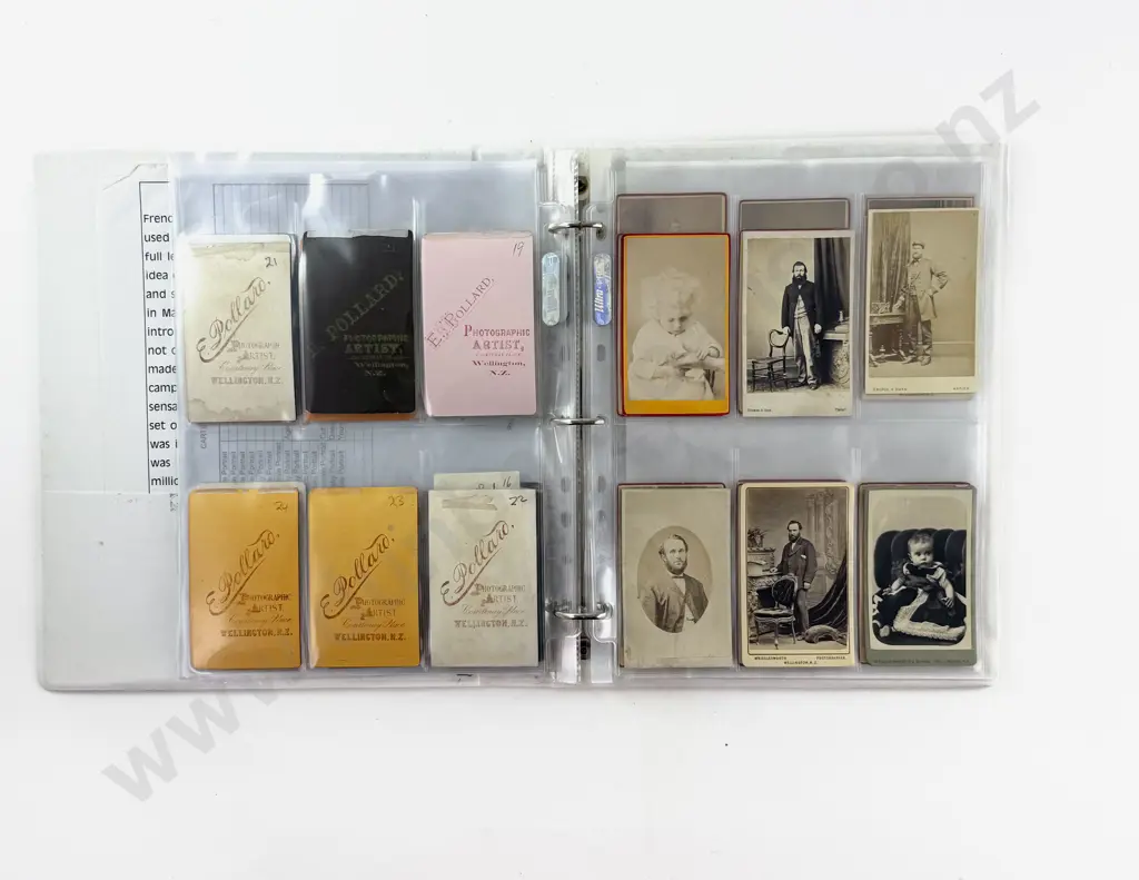 An Album Of 41 Victorian Carte De Visite Portraits Image 1++