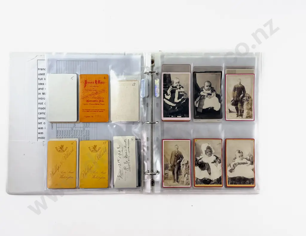 An Album Of 41 Victorian Carte De Visite Portraits Image 1++