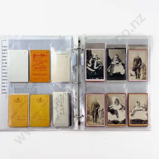 An Album Of 41 Victorian Carte De Visite Portraits
