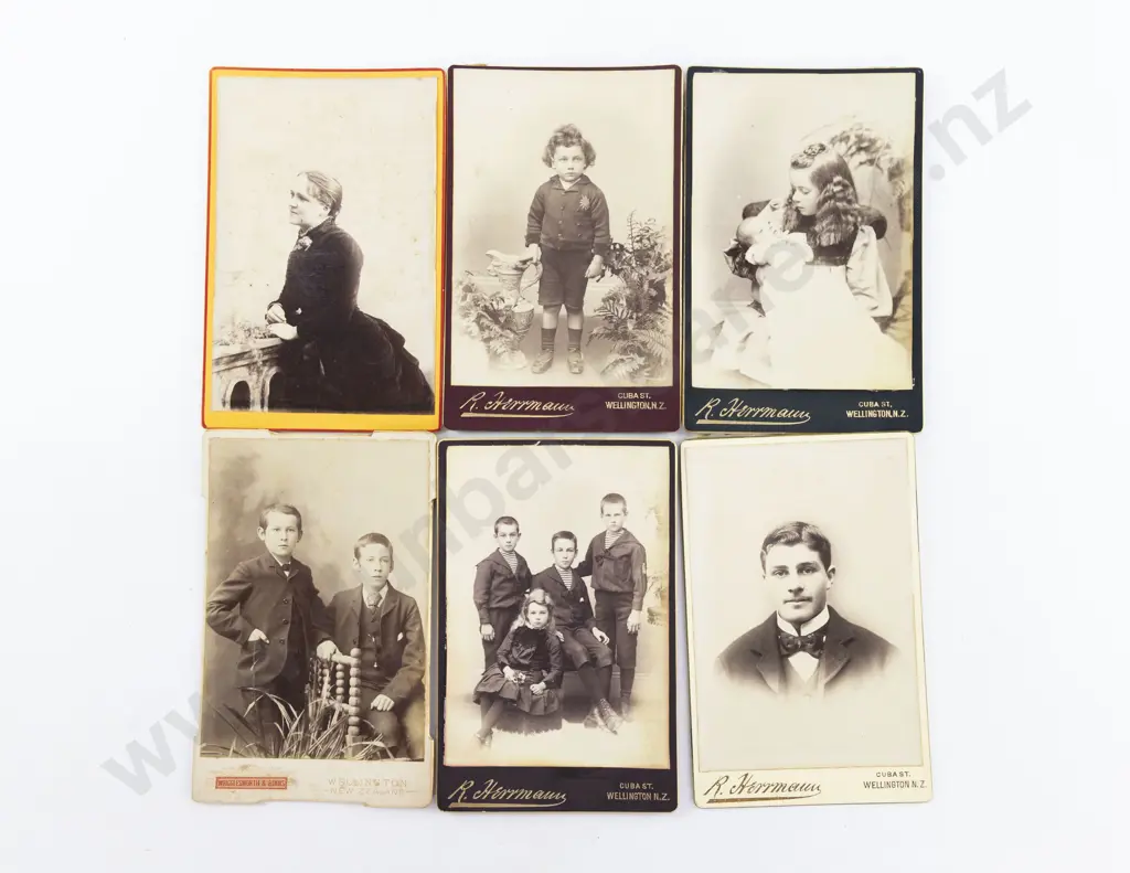 An Album Of 49 Victorian/Edwardian Cabinet Cards & 2 Early Tin Types Image 1++