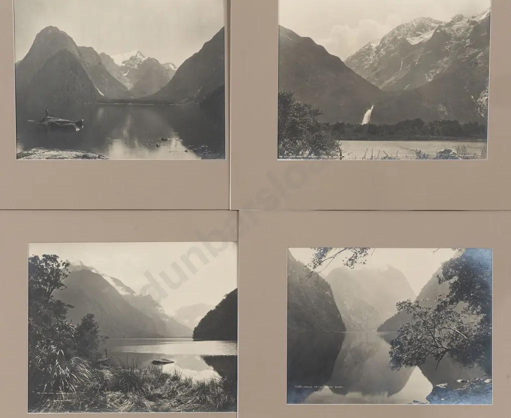4 Vintage Photographs By The Burton Brothers & Muir & Moodie Image 1++