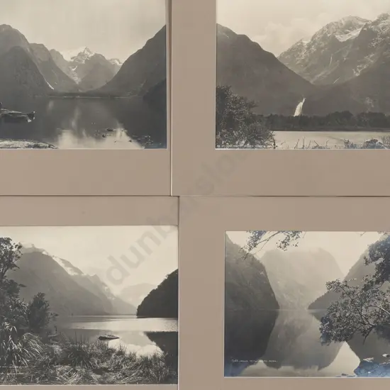 4 Vintage Photographs By The Burton Brothers & Muir & Moodie
